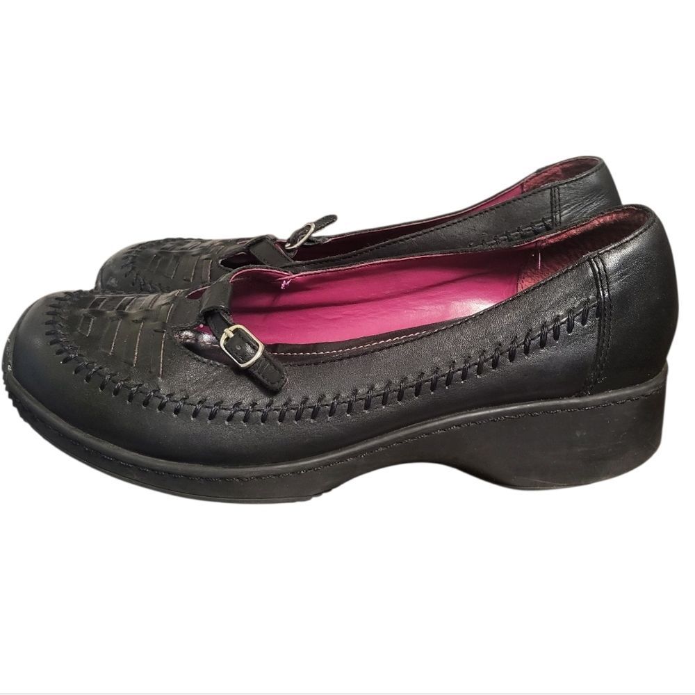 Steve Madden Ponchoo Black Mary Jane Leather Comfort Shoe, Size 8.5 - Picture 3 of 13